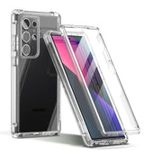 Samsung Galaxy S23 Ultra Tech-Protect Kevlar Case w. Screen Protector - Transparent