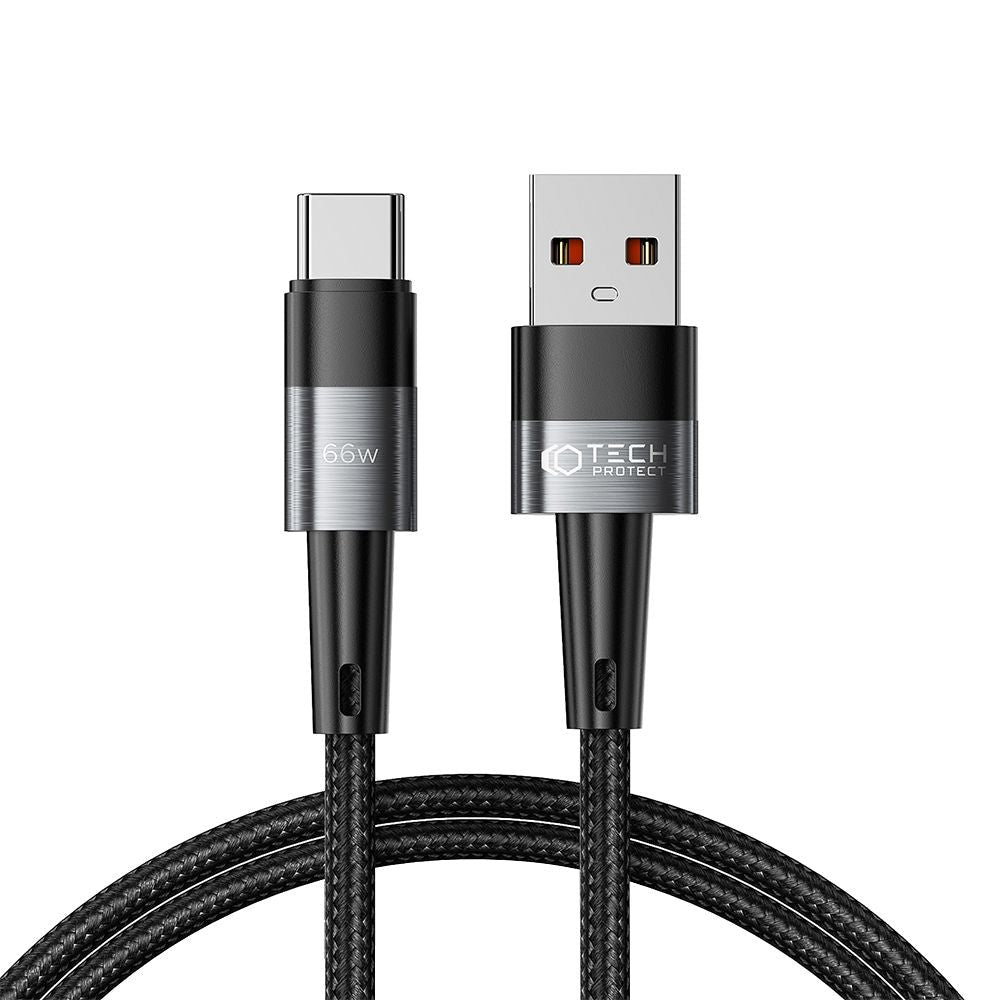 Tech-Protect Ultraboost USB-A to USB-C Cable 66W/6A 1m - Black