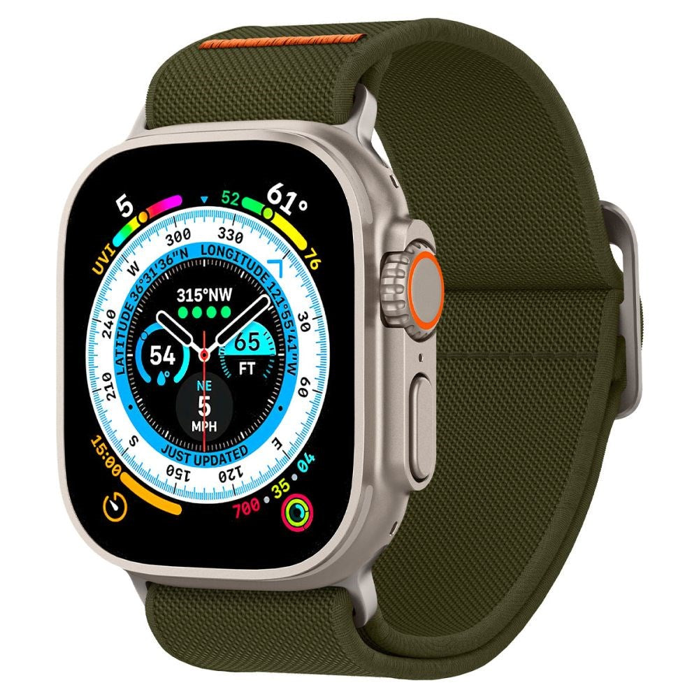 Spigen Fit Lite Ultra Apple Watch (42/44/SE/45/46/49mm) Fabric Strap - Khaki Green