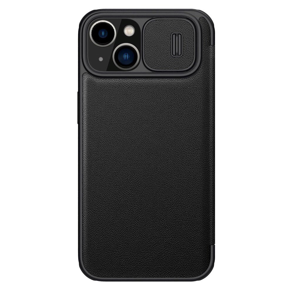 iPhone 14 Plus Nillkin Qin Pro Leather Flip Case - Black