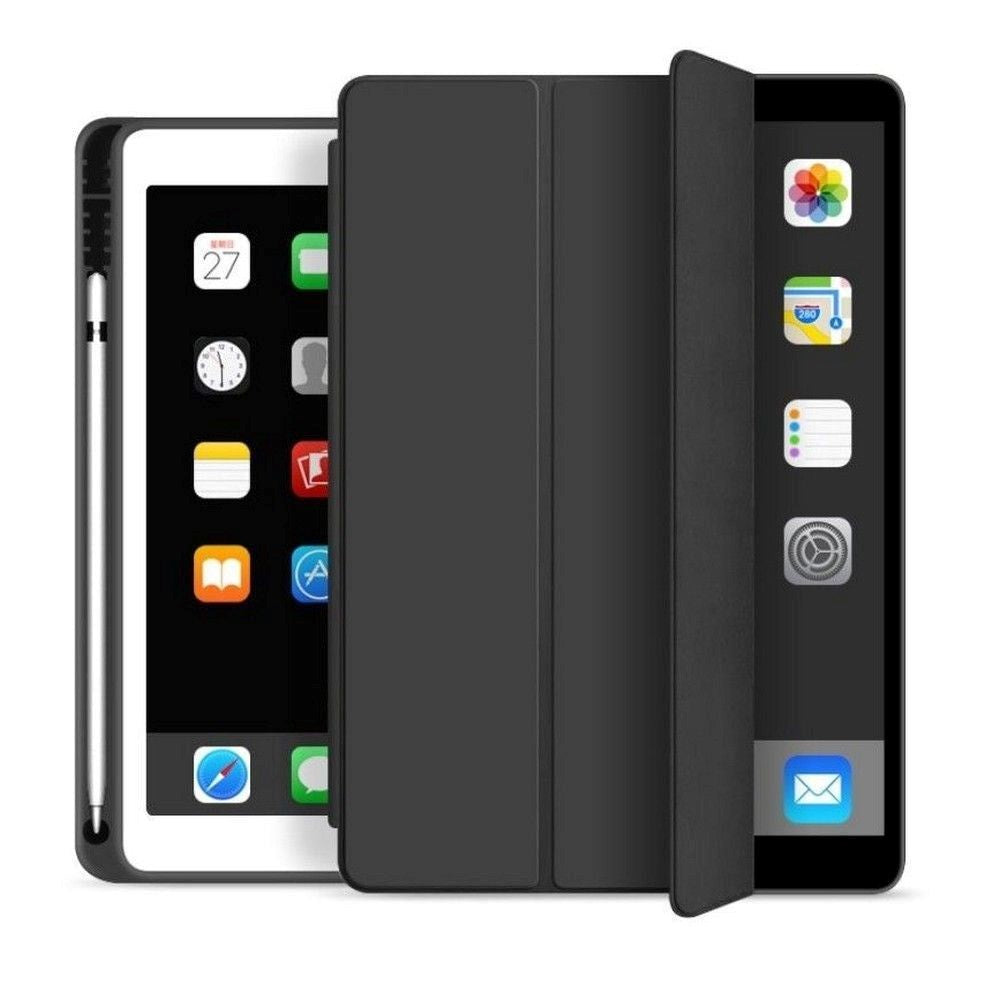 iPad 10.2" (2021 / 2020 / 2019) Tech-Protect SC Case w. Apple Pencil Holder - Black