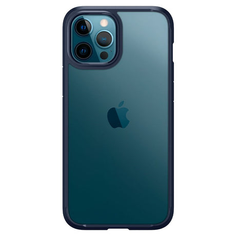 iPhone 12 / 12 Pro Spigen Ultra Hybrid Case - Transparent / Blue