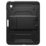 iPad 10.9" (2022) Spigen Tough Armor Pro Case w. Apple Pencil Holder & Kickstand - Black