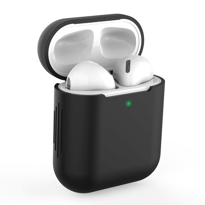 Apple AirPods (1 & 2. gen.) Tech-Protect Icon Silicone Case - Black