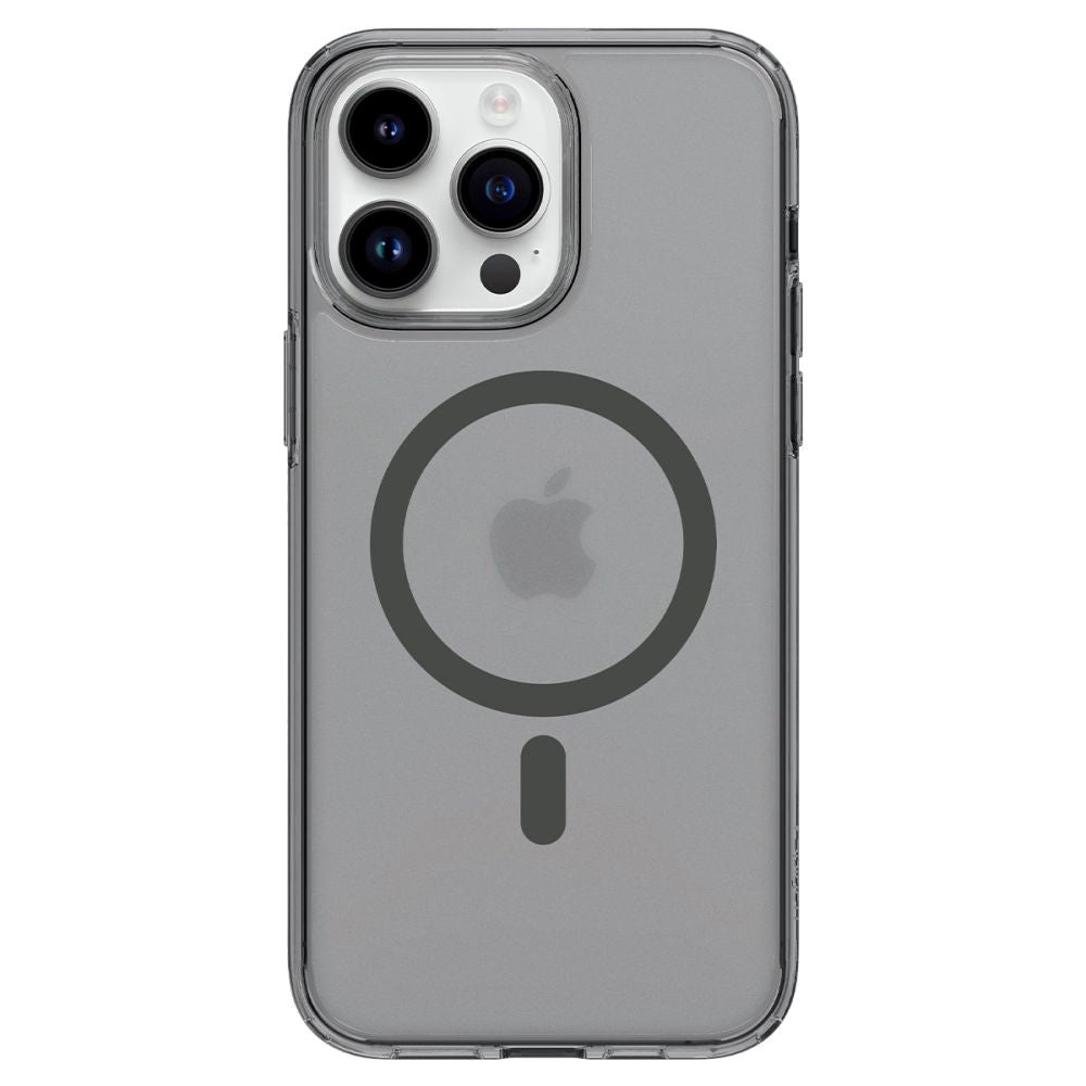 iPhone 14 Pro Max Spigen Ultra Hybrid Case - MagSafe Compatible - Matte Transparent / Frost Black