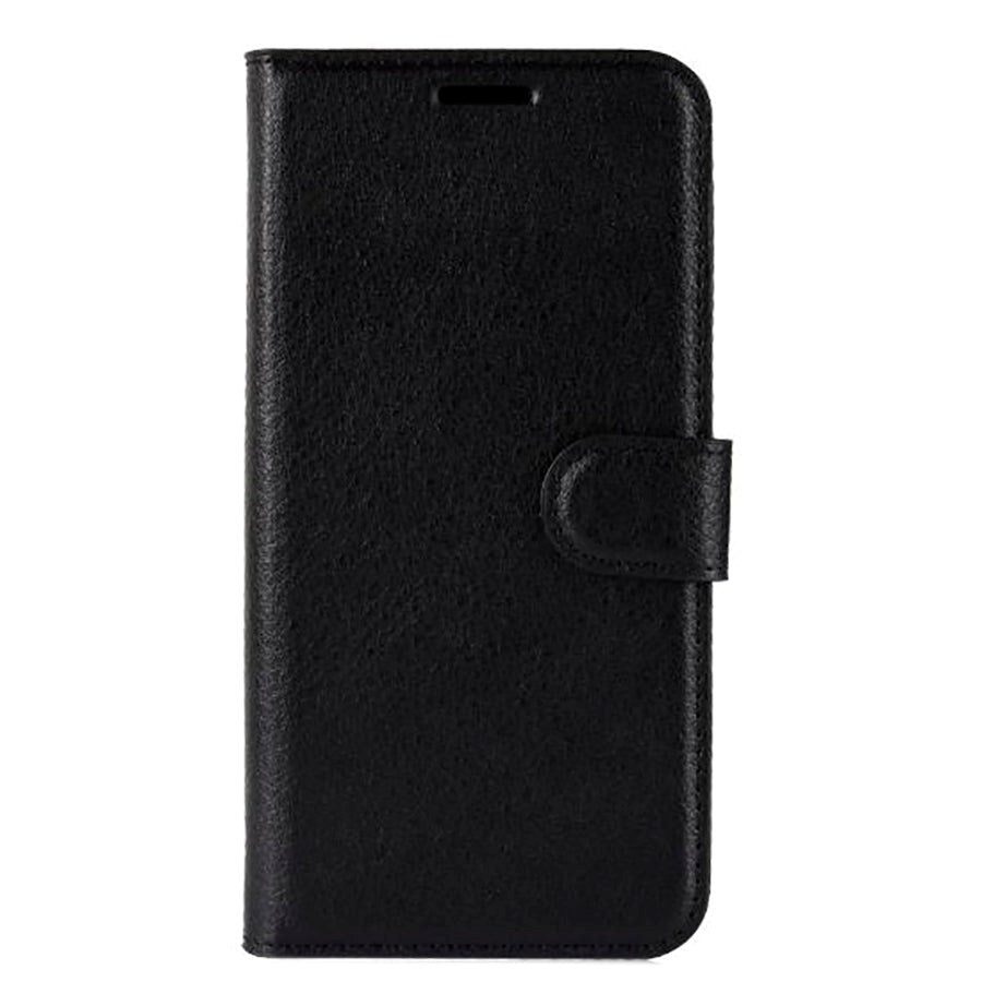 OnePlus 7 Pro Litchi Texture Leather Wallet Case Black