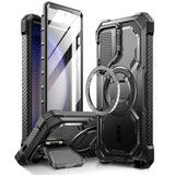 Samsung Galaxy S24 Ultra i-Blason Armorbox Case - MagSafe Compatibel - Drop Proof Case with Screen Protection - Black