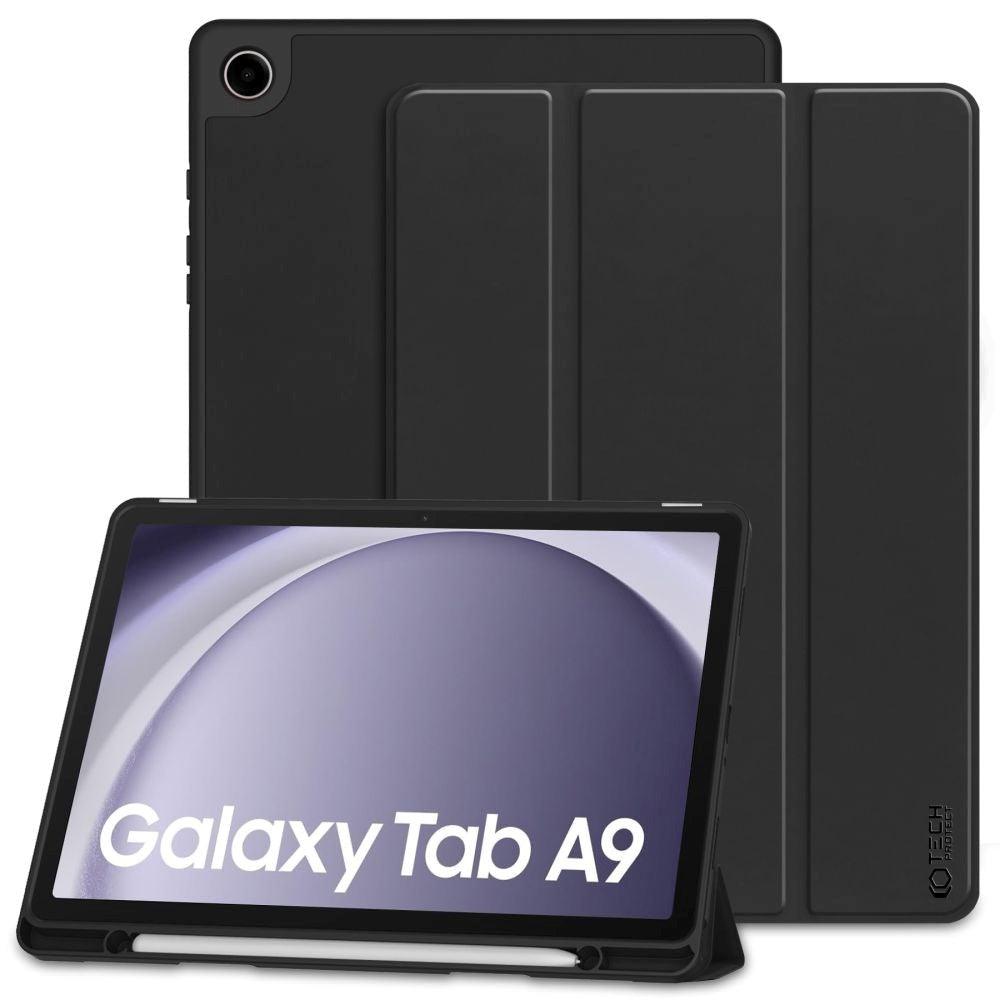 Samsung Galaxy Tab A9 Tech-Protect SC Tri-Fold Case - Black