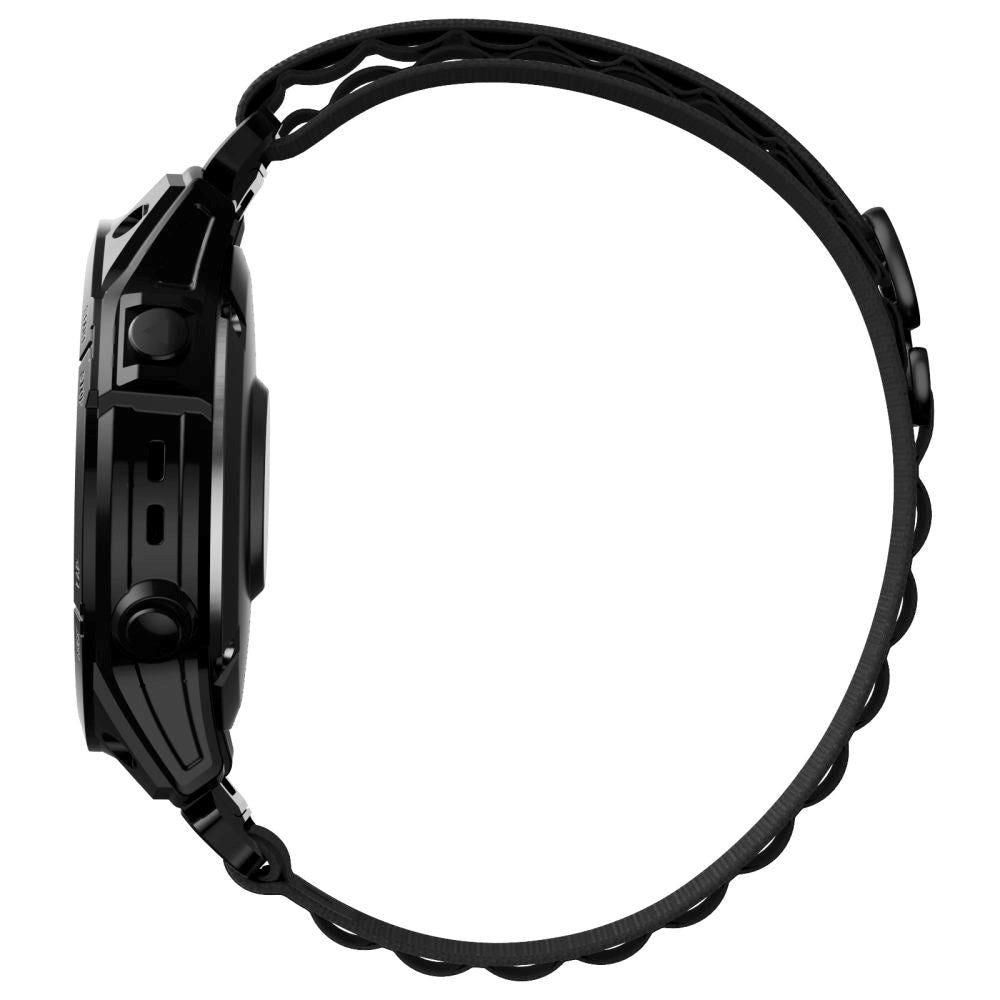 Universal Garmin 22mm Tech-Protect Nylon Pro Strap - Black