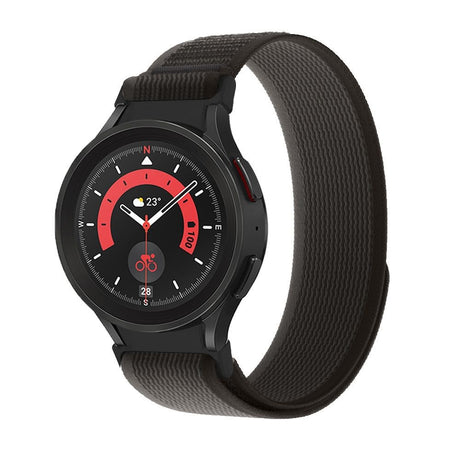 Samsung Galaxy Watch (4 / 5 / 5 Pro / 6) Tech-Protect Nylon Pro Strap - Black / Orange