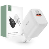 Tech-Protect Network 20W Wall Charger w. 1 x USB-C & 1 x USB-A - White