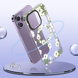 iPhone 15 Pro Max Tech-Protect MagMood Case  - MagSafe Compatible - Spring Daisy