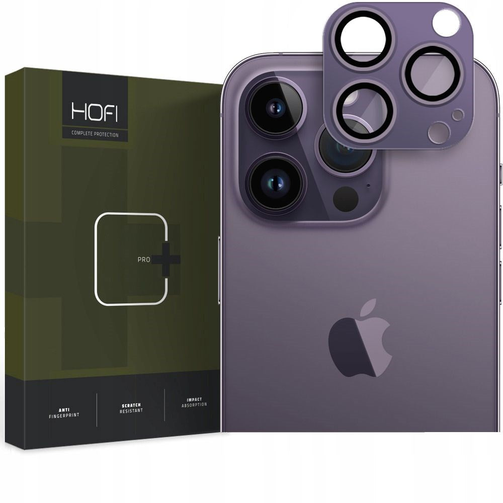 iPhone 14 Pro / 14 Pro Max HOFI Fullcam Pro+ Metal & Tempered Glass Protection for Camera Lens - Purple