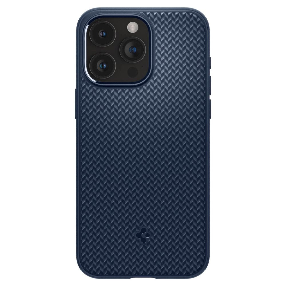 iPhone 15 Pro Max Spigen Mag Armor Case - MagSafe Compatible - Navy Blue