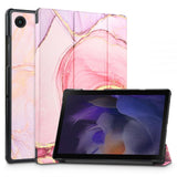 Samsung Galaxy Tab A8 10.5" (2021) Tech-Protect Smartcase Tri-fold Case - Pink Marble