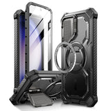 Samsung Galaxy S24+ (Plus) i-Blason Armorbox Case - MagSafe Compatibel - Drop Proof Case with Screen Protection - Black