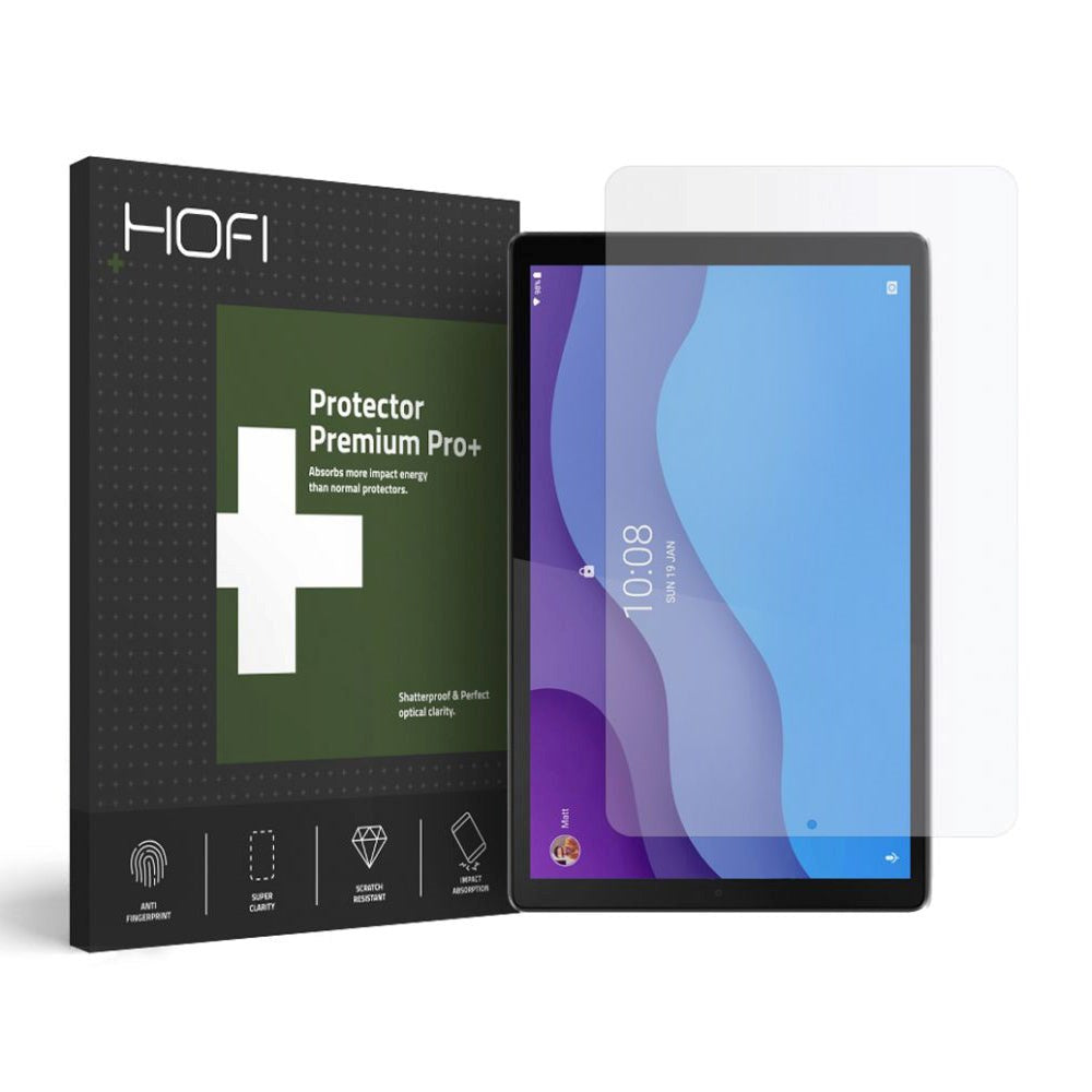 Lenovo Tab M10 HD (2. Gen.) 10.1" (TB-X306F) HOFI Premium Protector Pro+ Tempered Glass Screen Protector 9H