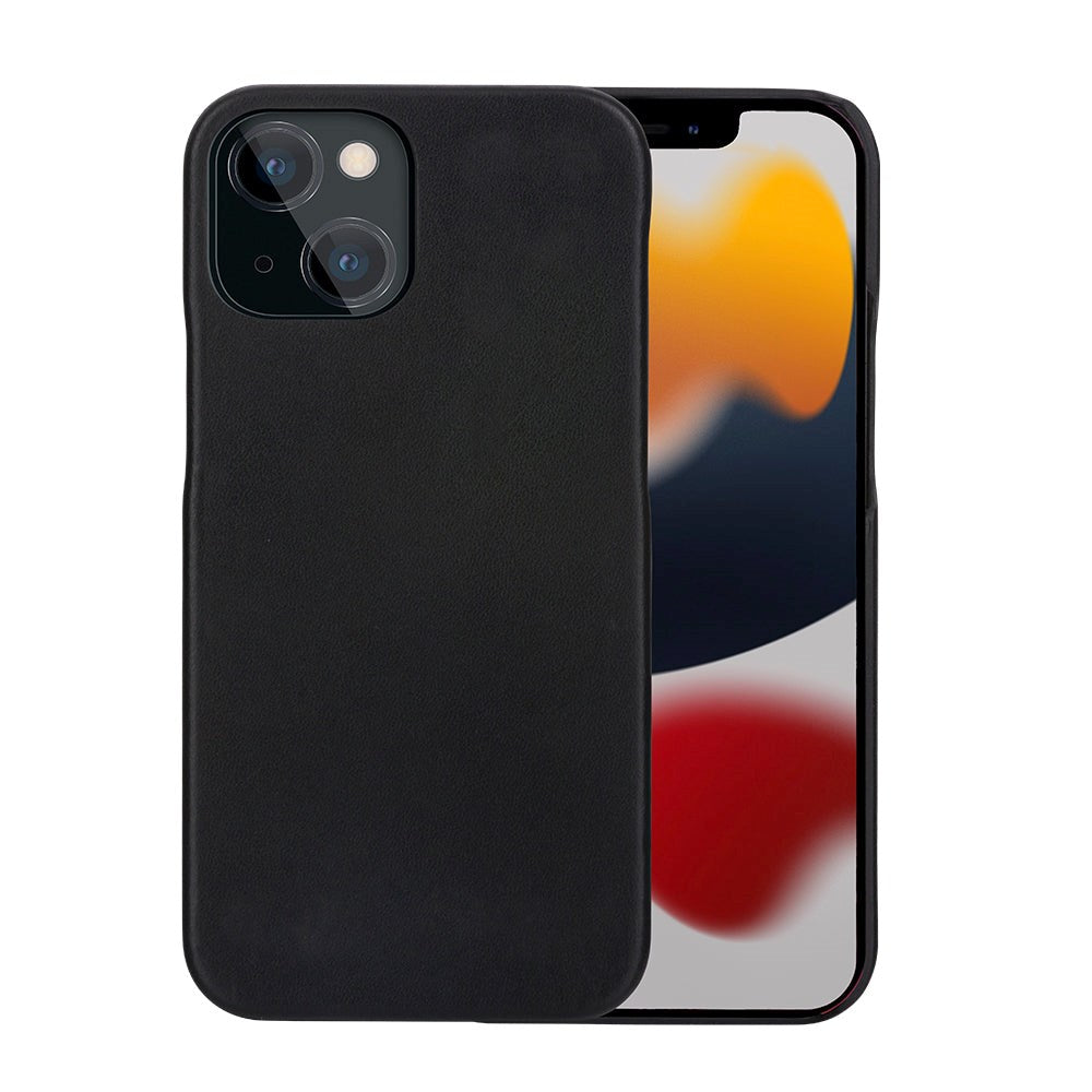 iPhone 13 dbramante1928 Lynge Genuine Leather Magnet Case - Black