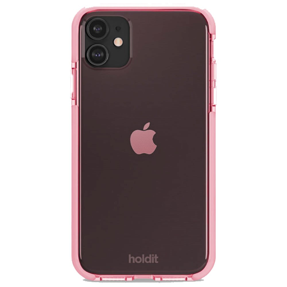 Holdit iPhone 11 Seethru Case - Bright Pink