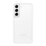 Original Samsung Galaxy S22 Frame Case w. Mirror - White (EF-MS901CWEGWW)