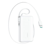 Joyroom JR-PR2L 35W PowerBank with Retractable USB-C Cable & Built-in Lightning Cable - 10.000mAh - White