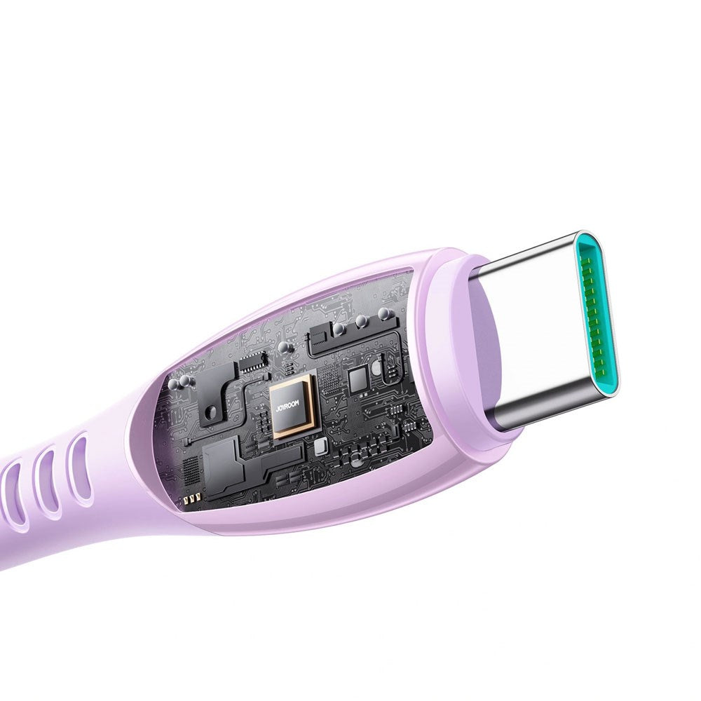 Joyroom 60W USB-C to USB-C Cable - 1.2m - Purple