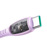 Joyroom 60W USB-C to USB-C Cable - 1.2m - Purple
