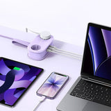 ORICO 20W 5-in-1 Power Strip with 2 x Schuko 2 x USB-A 1 x USB-C - Purple