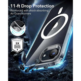 ESR iPhone 16e Classic Hybrid Case - MagSafe Compatible - Transparent