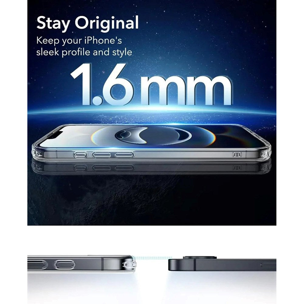 ESR iPhone 16e Classic Hybrid Case - MagSafe Compatible - Transparent
