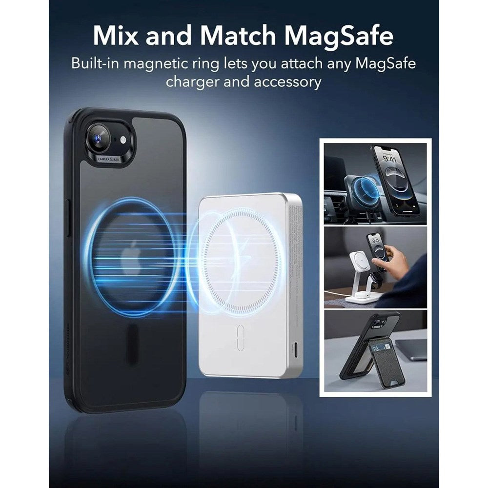 ESR iPhone 16e Classic Hybrid Case - MagSafe Compatible - Matte Black