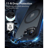 ESR iPhone 16e Classic Hybrid Case - MagSafe Compatible - Matte Black