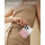 ESR Aura Wallet Magnetic Card Holder with Stand Function - Pink