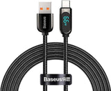 Baseus Display Cable 66W USB-A to USB-C - 2m - Black