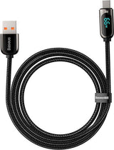 Baseus Display Cable 66W USB-A to USB-C - 2m - Black