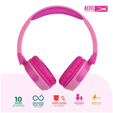 Altec Lansing 2-in-1 Headset for Kids with / without Cable - On-Ear Design - Pink