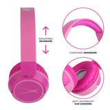 Altec Lansing 2-in-1 Headset for Kids with / without Cable - On-Ear Design - Pink