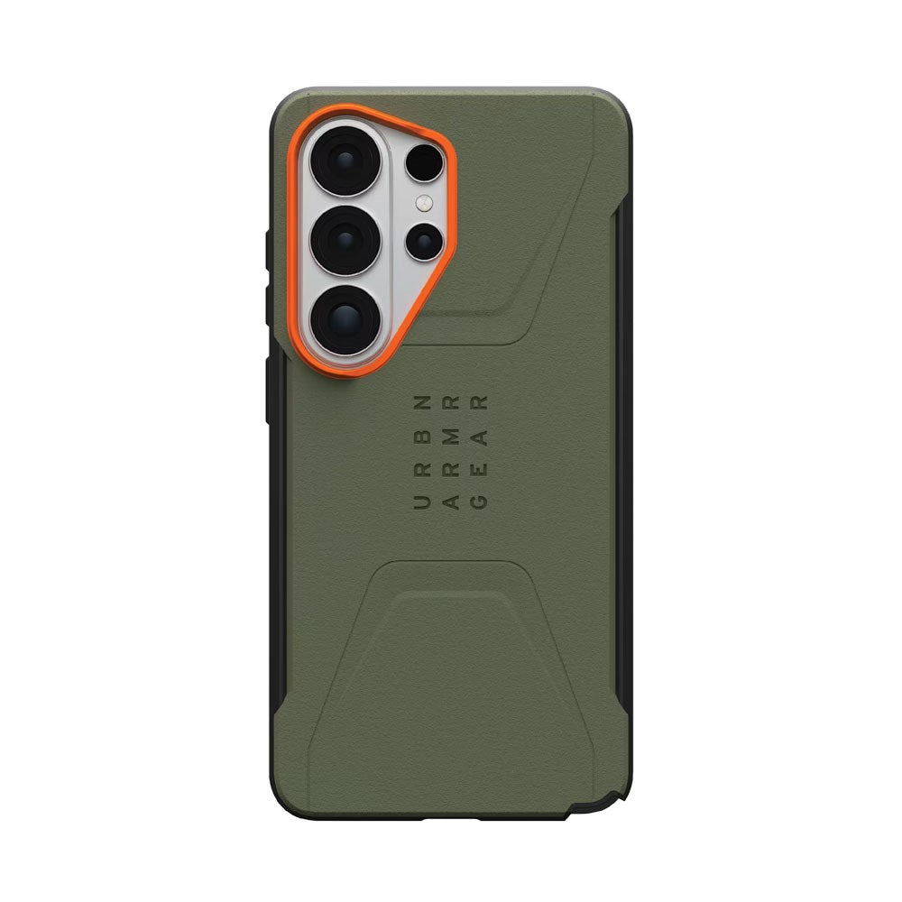 Samsung Galaxy S26 Ultra UAG Civilian Case - MagSafe Compatible - Green / Orange