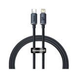 Baseus Crystal Cable USB-C for Lightning Cable PD 20W - 1.2m - Black