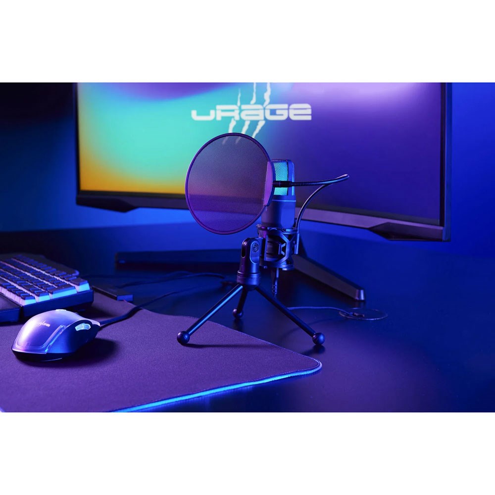 uRage Stream 410 HD Studio Microphone - Black