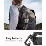 ESR AirPods Pro (3rd gen.) Cyber FlickLock Case with Carabiner - Titanium