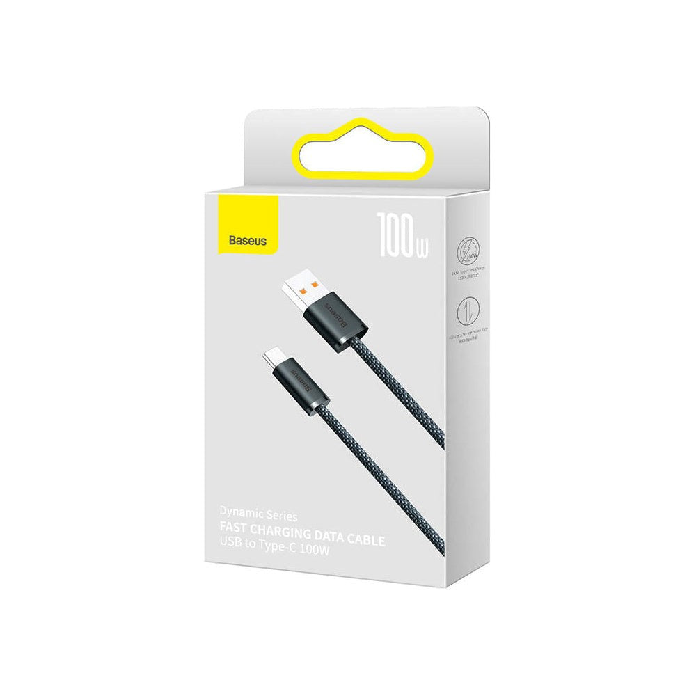 Baseus Dynamic Series USB-A to USB-C Cable 100W - 1m - Black