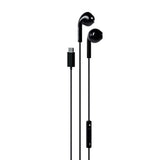 Happy Plugs Headphones with USB-C - In-Ear - Black
