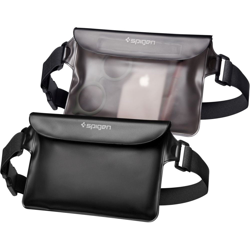 Spigen A620 Aqua Shield Waterproof Waist Bag - 2 pack - Black