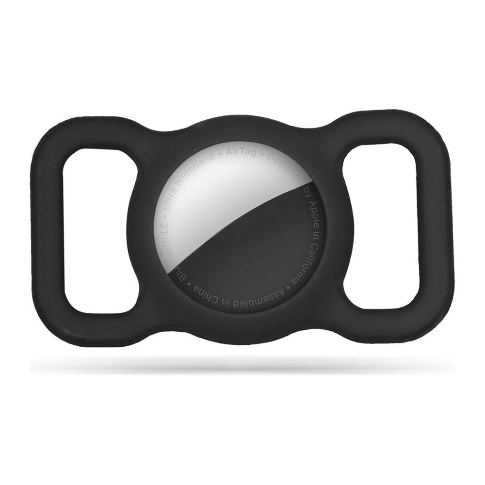 AirTag Silicone Case Tech-Protect for Collar - Black