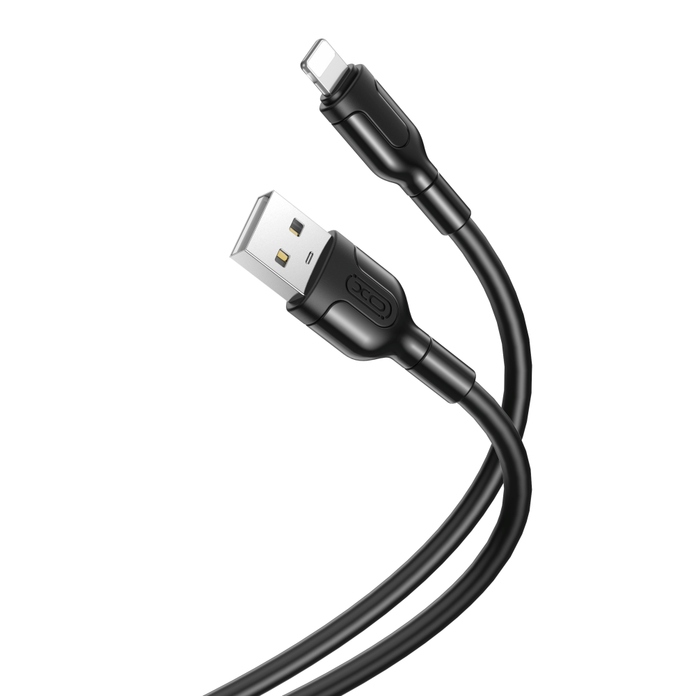 XO USB-A to Lightning Cable 1m - Black