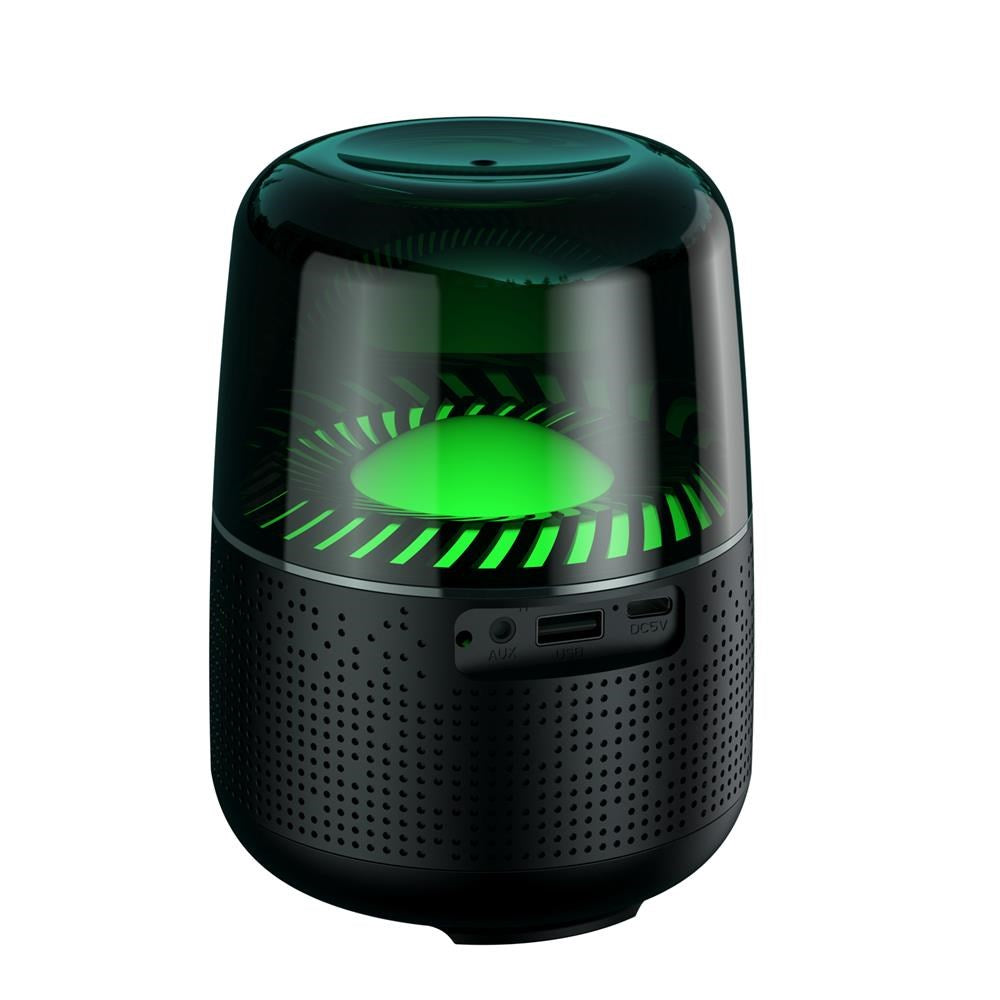 XO F37 Bluetooth Speaker w. LED & AUX - Black