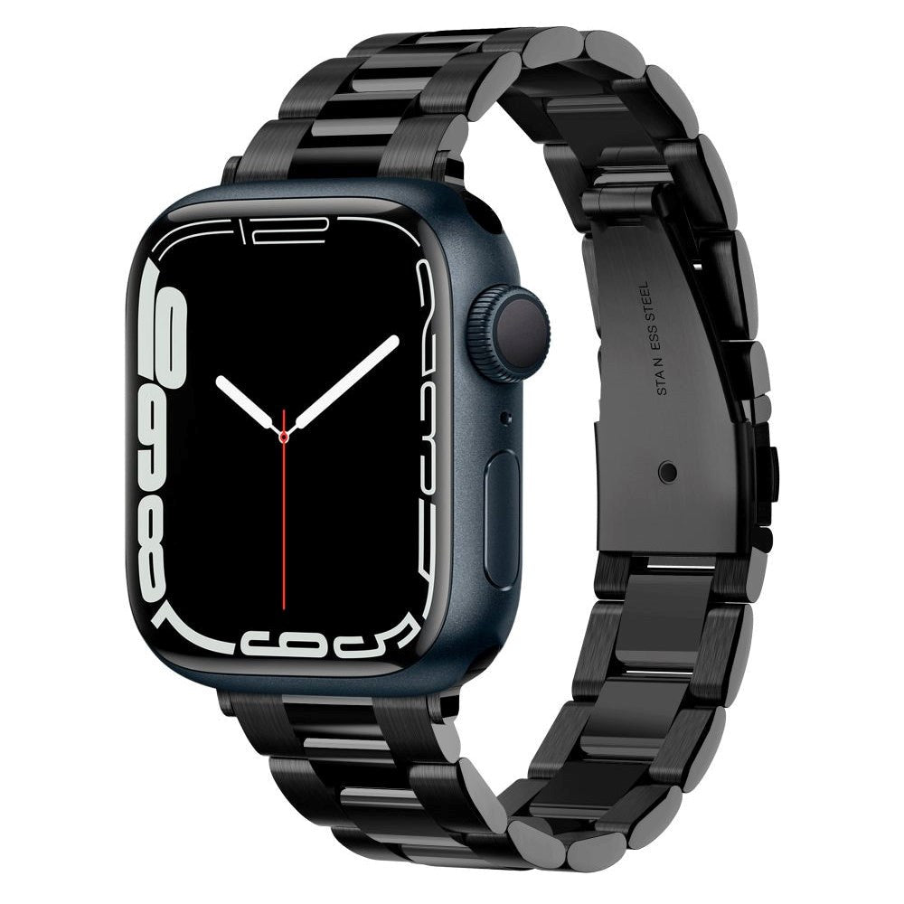 Apple Watch (38/40/SE/41/42mm) Spigen Modern Fit Band - Stainless Steel Strap incl. Pins - Black