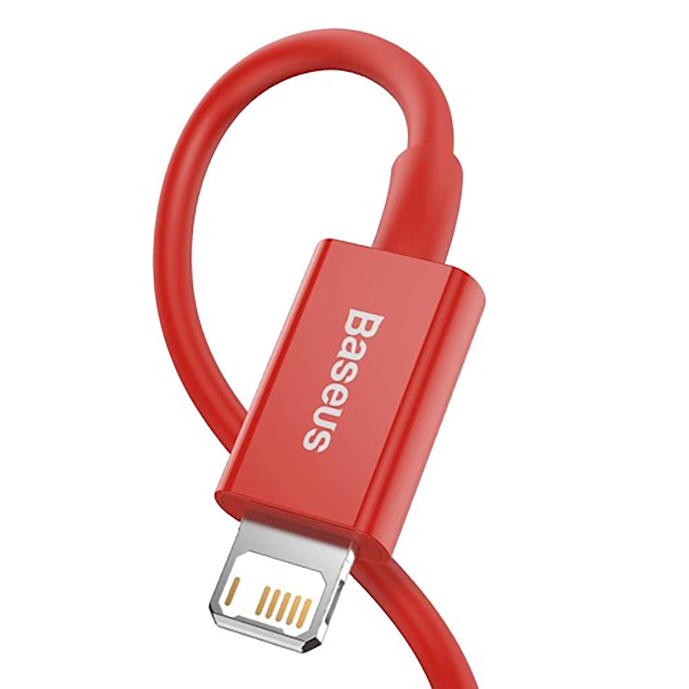 Baseus Superior Series USB-A to Lightning Cable - 1m - Red