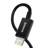 Baseus Superior Series USB-A to Lightning Cable - 1m - Black